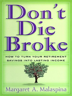 cover image of Don't Die Broke